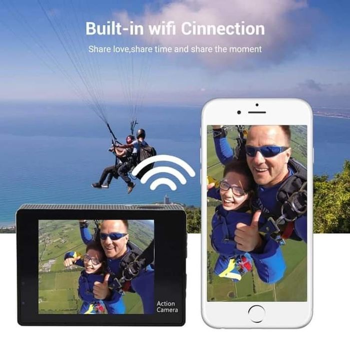 Camara desportiva wi-fi
