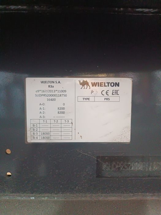 Sprzedam przyczepę Wielton 12 ton
