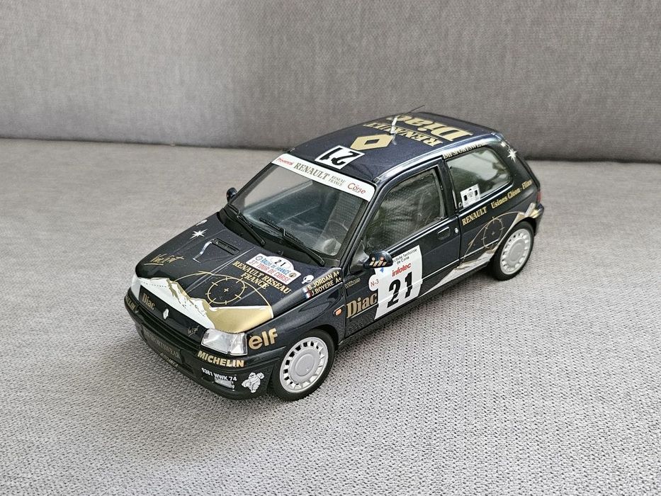 NOREV 1/18 Clio Williams Tour de Corse 1993 S.Jordan