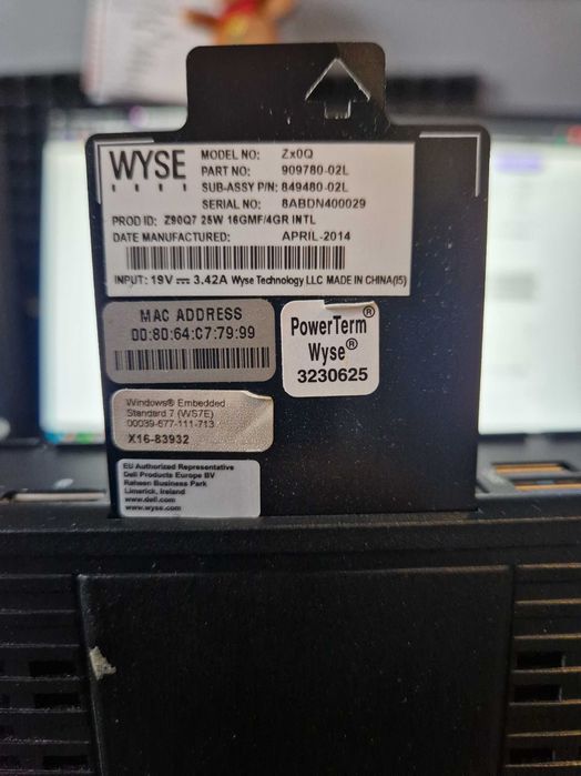 Dell Wyse Zx0Q 7020 GX-420CA 12GB RAM