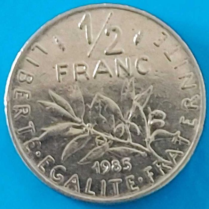 1/2 Franco de 1985, da França, a Semeadora