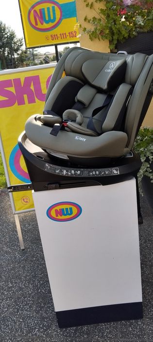 Nowy bezpieczny fotelik marki Coletto obrotowy norma I-Size