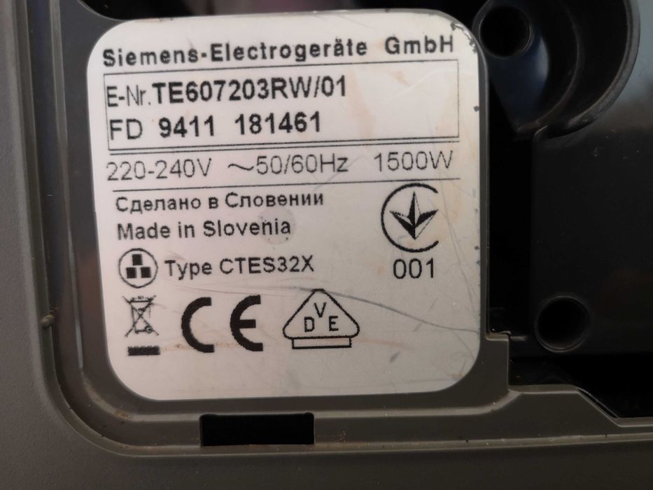 Ekspres do kawy Siemens EQ6 seria 700