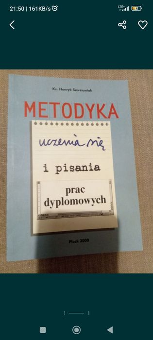 Metodyka uczenia się i pisania prac dyplomowych seweryniak