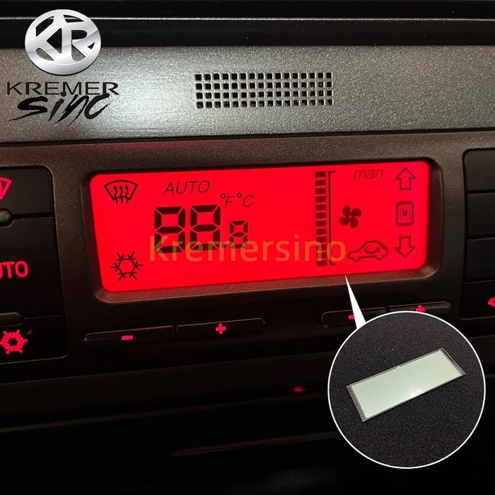 Display lcd do controle da climatização AC seat leon seat toledo