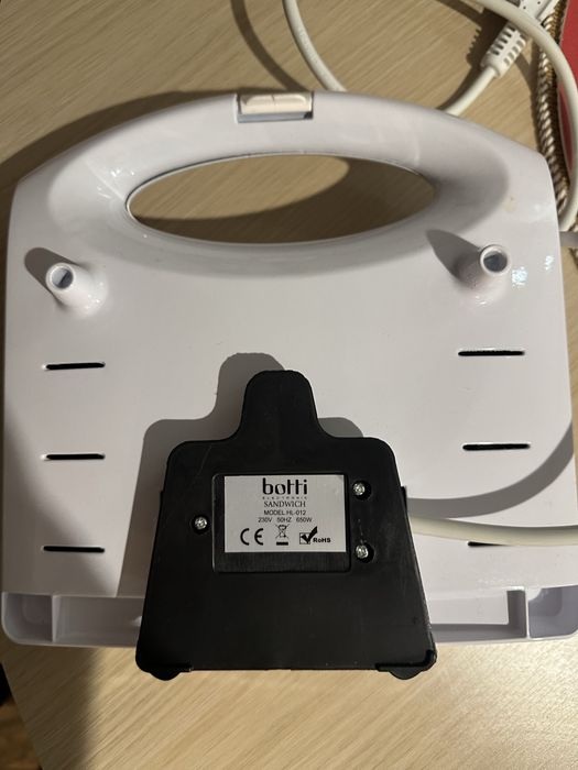toster,opiekacz biały Botti