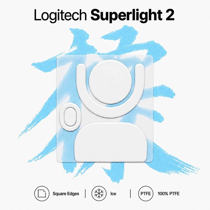 Глайди тефлонові для Logitech G Pro X Superlight 2 (ICY)