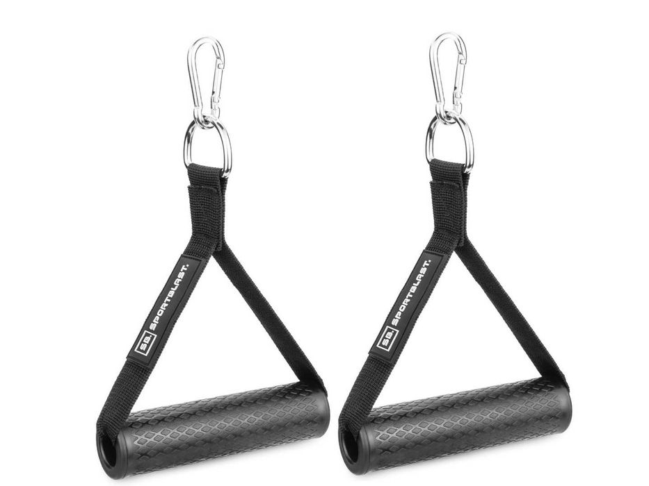 UCHWYT DO WYCIĄGU górnego i dolnego taśm z karabińczykiem 2SZT SZ