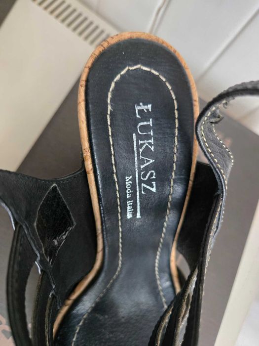 Sandaly skorzane, Lukasz, r.38