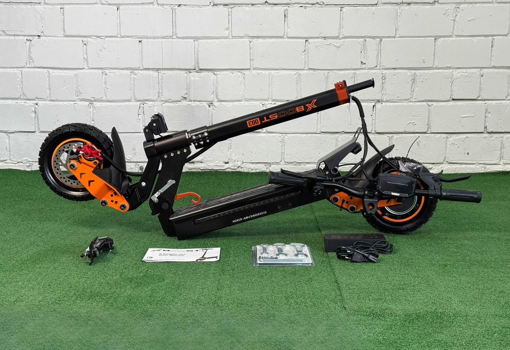 Электросамокат МОЩНЫЙ XBUST THREE SINGLE (1000 Вт) Електросамокат XB