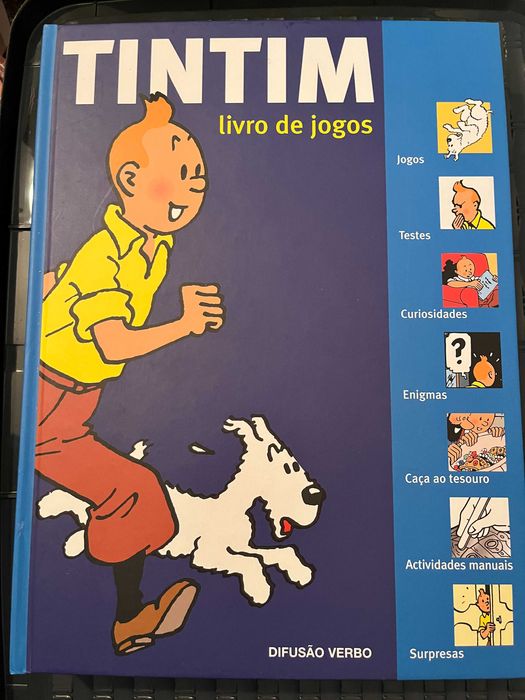 Tintin Livro de jogos