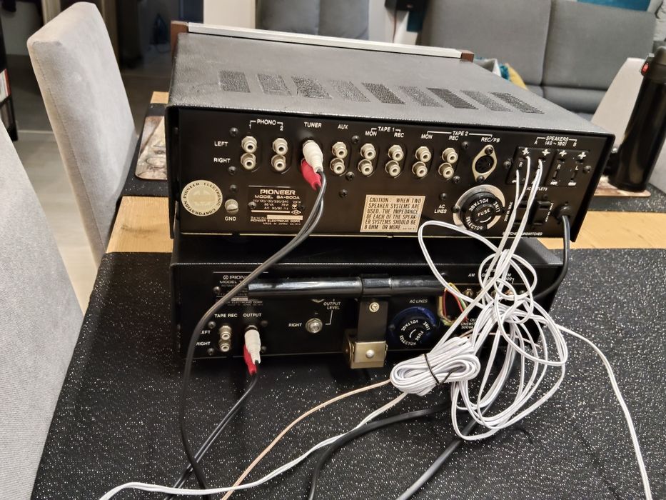 Wzmacniacz Pioneer SA 500A+Tuner TX 500A piękny stan
