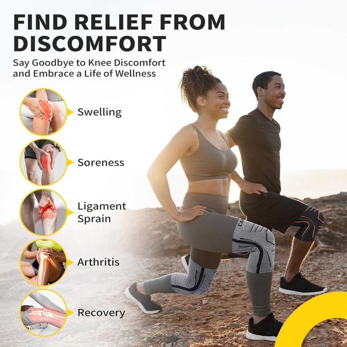 Opaski uciskowe na kolano dla kobiet i mężczyzn, stabilizatory kolana
