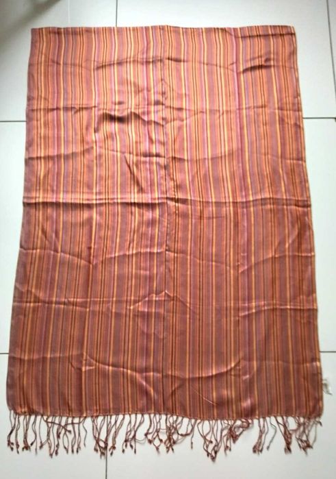 Elegancki Szal, szalik 100% jedwab 200x75cm
