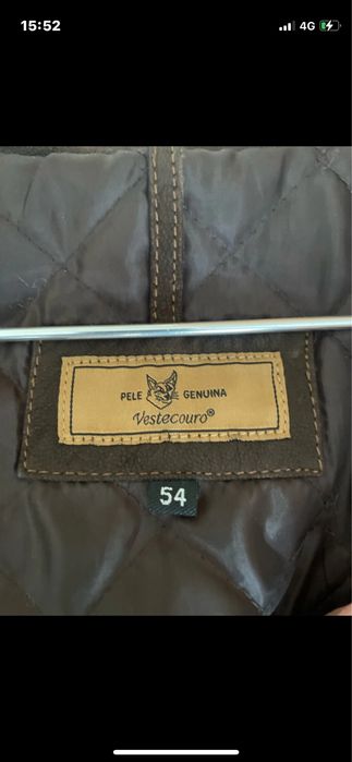 Casaco de pele castanho vestecouro