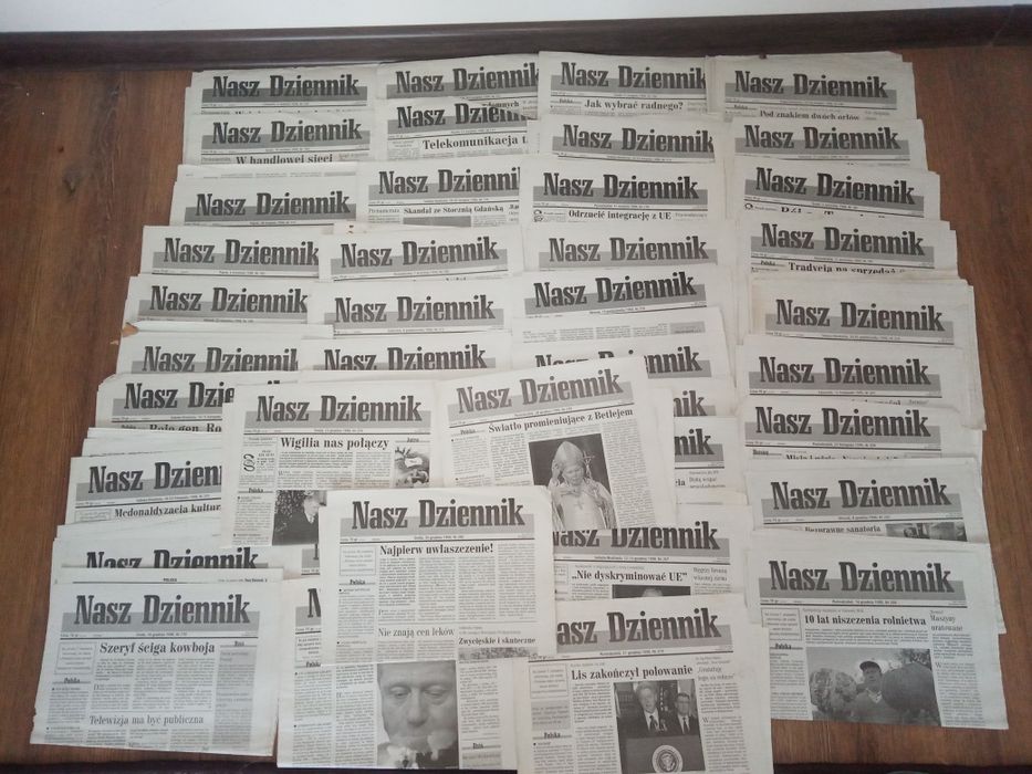 Gazeta Nasz dziennik 1998r-1999r.