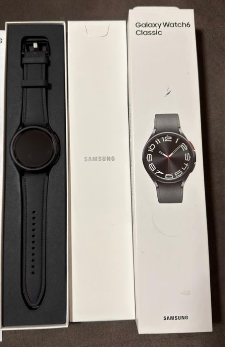 Samsung Galaxy Watch6 Classic 43mm Czarny . Gwarancja