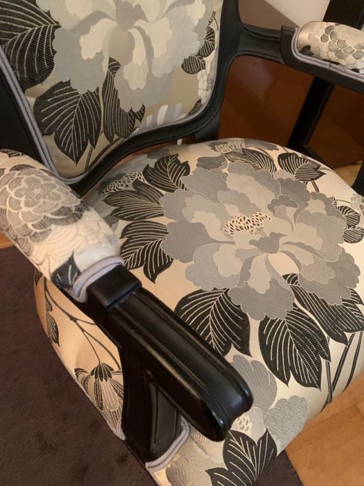 Cadeirão bergère vintage