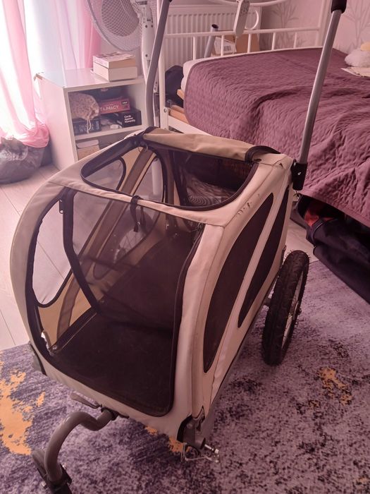 Wózek dla psa do roweru/do spacerowania