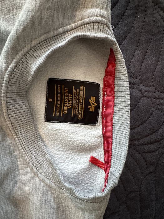 Кофта alpha industries замеры в описании