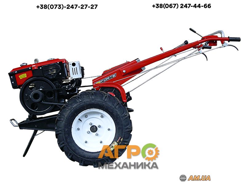 Мотоблок Forte МД-81 LUX (8 к.с. дизель)! Фреза+LED фара!