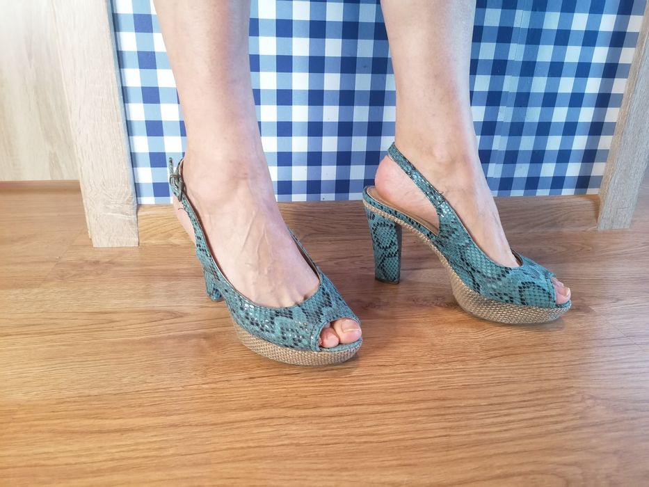 Buty sandały na korku Jennifer