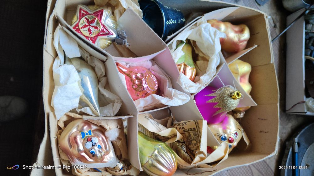 Ёлочные игрушки СССР