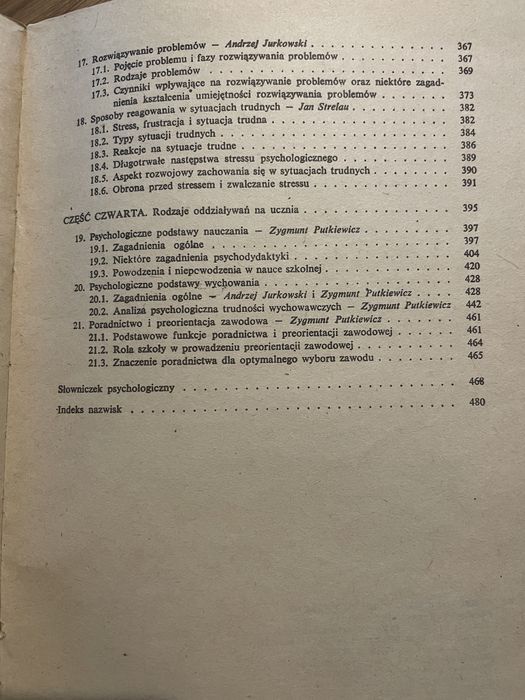 Podstawy psychologii dla nauczycieli - podręcznik