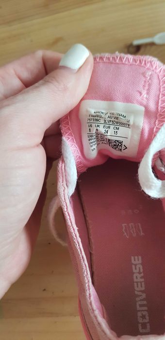 Trampki Vans Converse dla dziewczynki 24