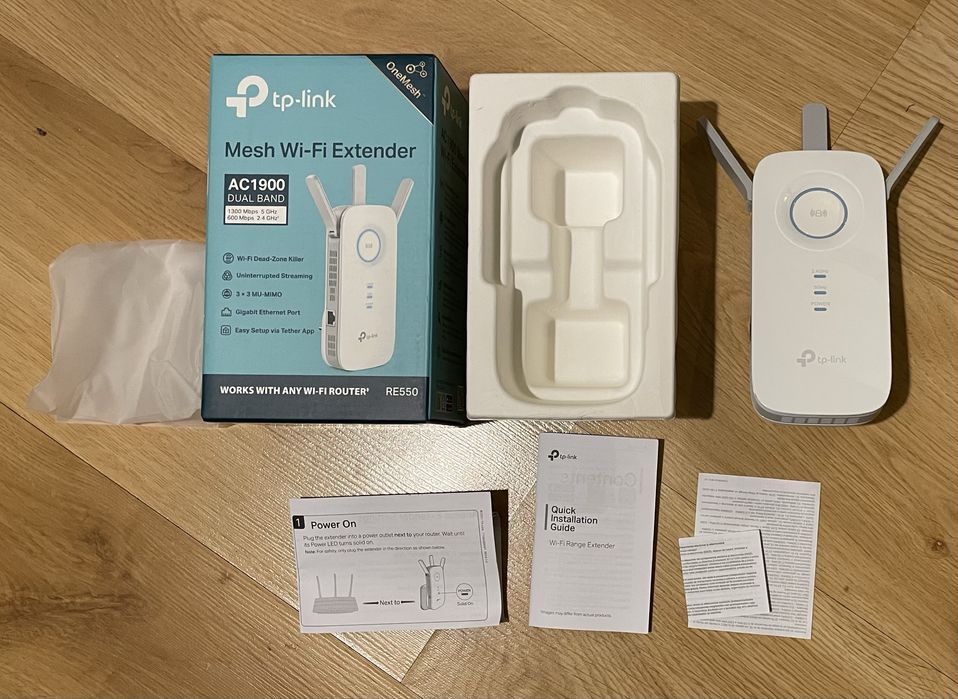 TP-Link RE550 wzmacniacz sygnału sieci Wi-Fi