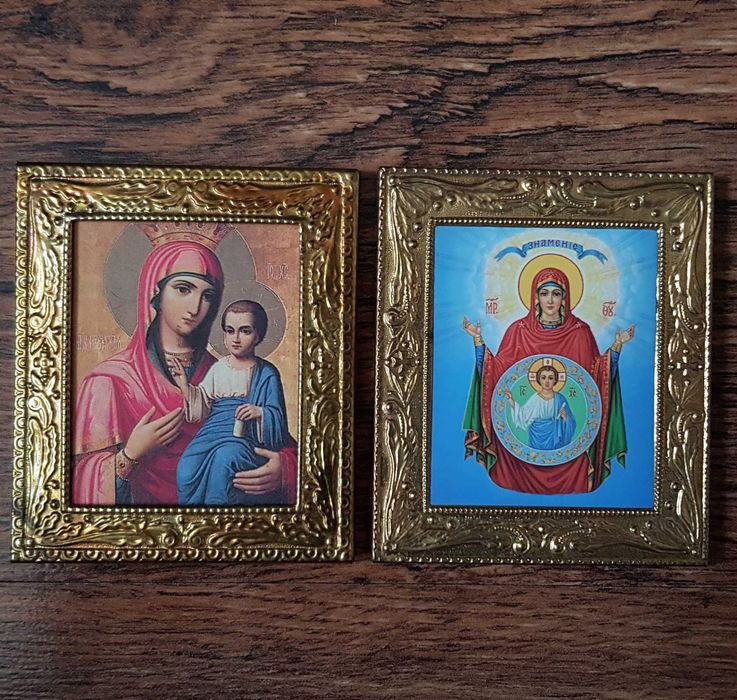 Para ikon - Matka Boska, Chrystus