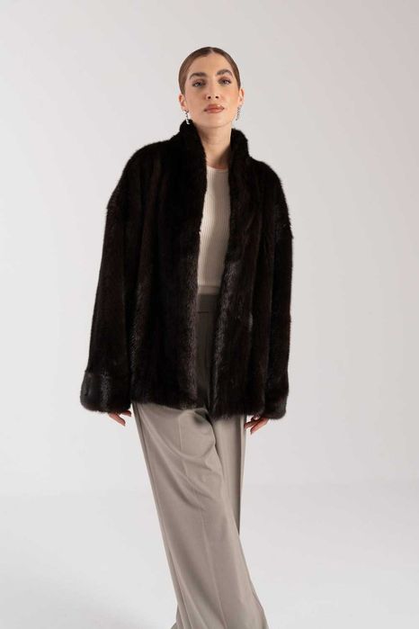 Норковая Шуба Италия Шикарная  модель Saga Furs