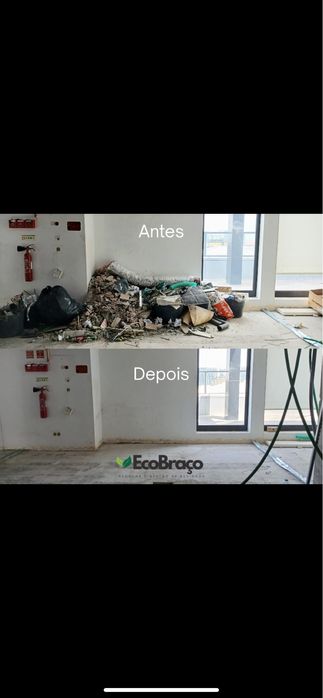 Limpezas de garagem armazém oficinas sotaos móveis mobílias sucatas et