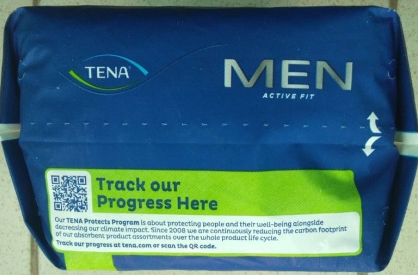 Урологічні прокладки чоловічі TENA Men Active Fit Level 2, упаковка 20
