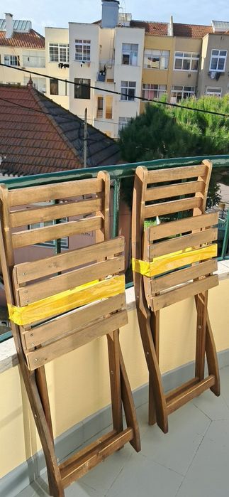 Mesa de varanda dobrável  60x62cm