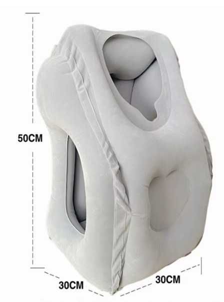 Poduszka podróżna dmuchana - komfort dla kręgosłupa