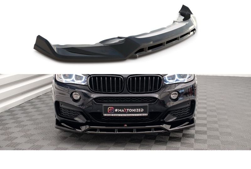 SPOILER / LIP DIANTEIRO V3 PARA BMW X6 PACK M F16 2014-2019