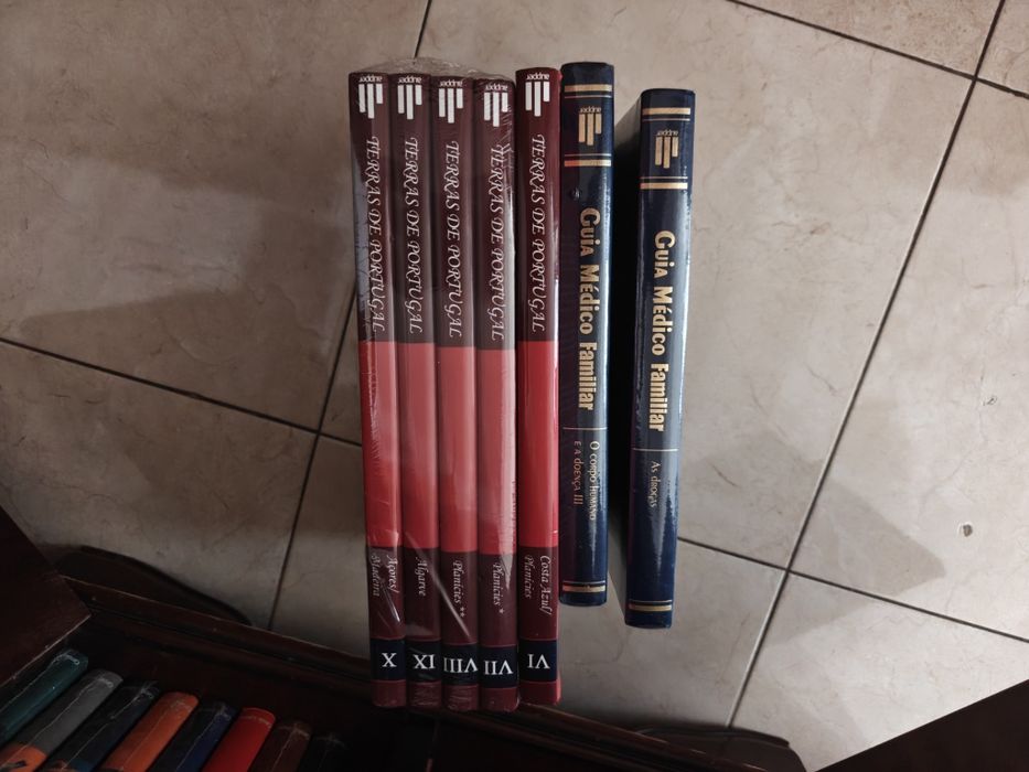 Lote livros coleção — Círculo de Leitores, Eça de Queiroz, História, Arte, Geografia, Medicina