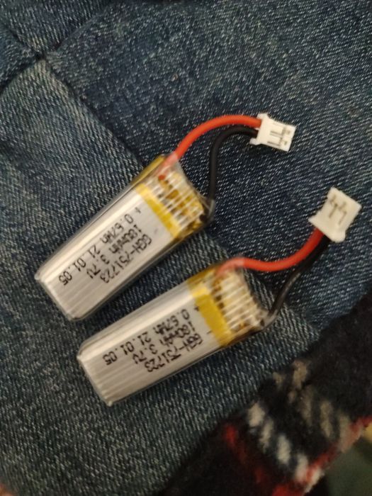 Акумулятори Li-Po 3.7V 180mAh (2 шт) нові, JST