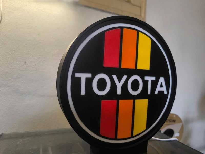 Lightbox Luminaria decorativa Toyota 80s
