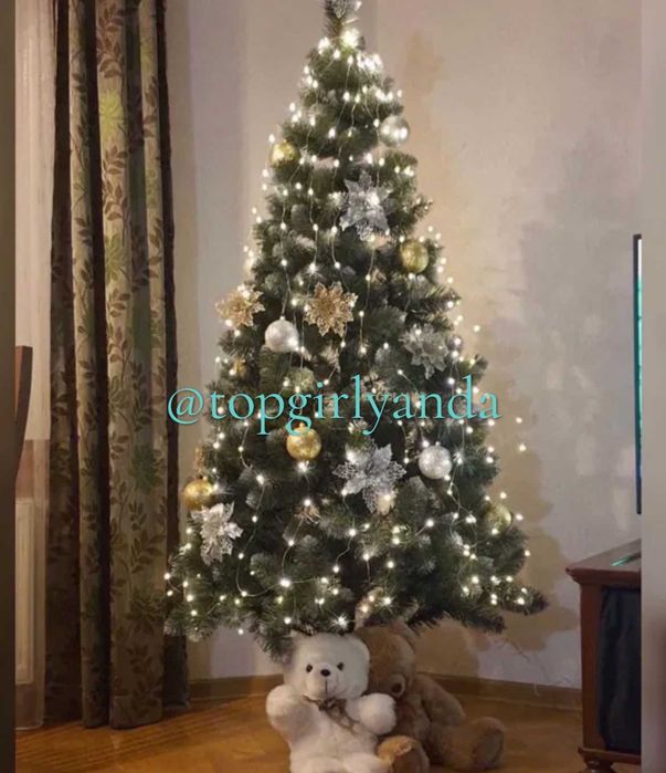 Гірлянда Роса, пучок, кінський хвіст від USB з режимами та пультом