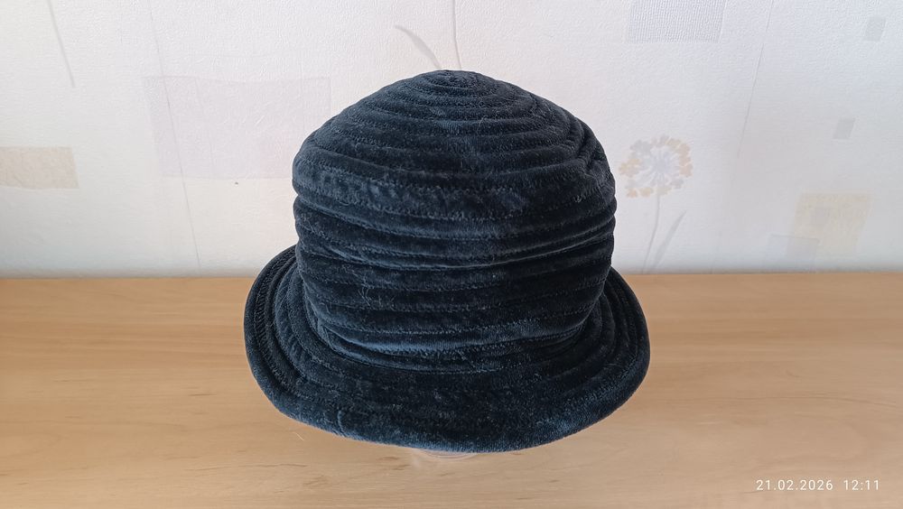 Вельветовая, бархатная шляпа-ведро (bucket hat) Франция (Jungle Kenzo)