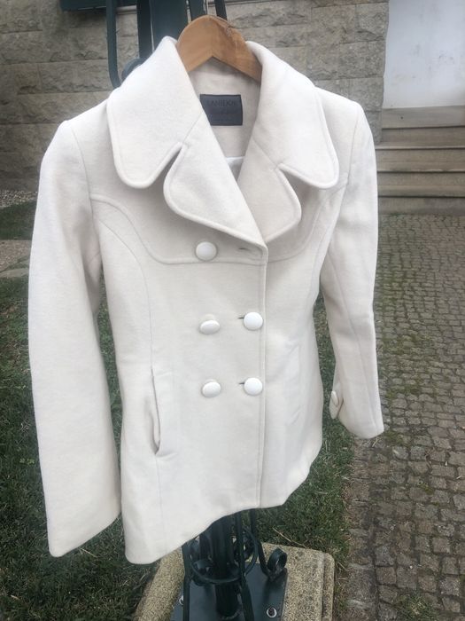 Casaco bege tres quartos Lanidor