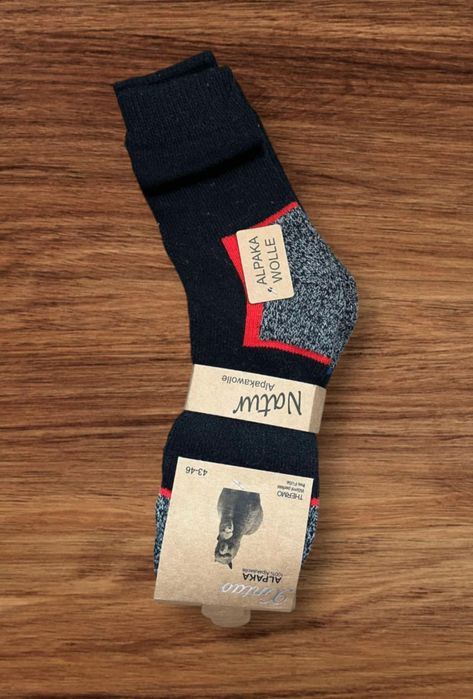 Skarpety męskie wełniane z alpaki 3 pary 30 zł
