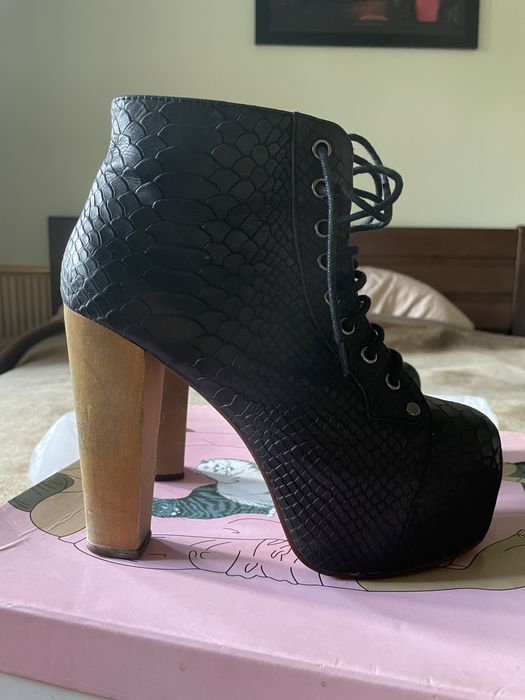 Оригинальные кожаные ботильоны jeffrey campbell, р. 37