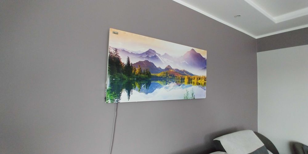 Metalowy grzejnik HSteel ISH 750 podczerwień Fototapeta