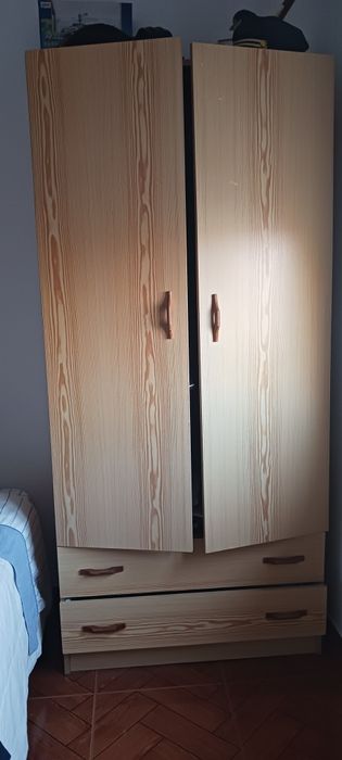 Wardrobe with Mirror + Bedside Table64752314132866120