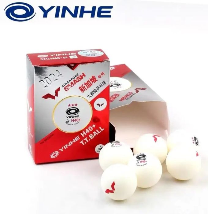 Теннисные мячи DHS WTT, Tokyo 2020, Double fish PAR40+(тенісні м'ячики