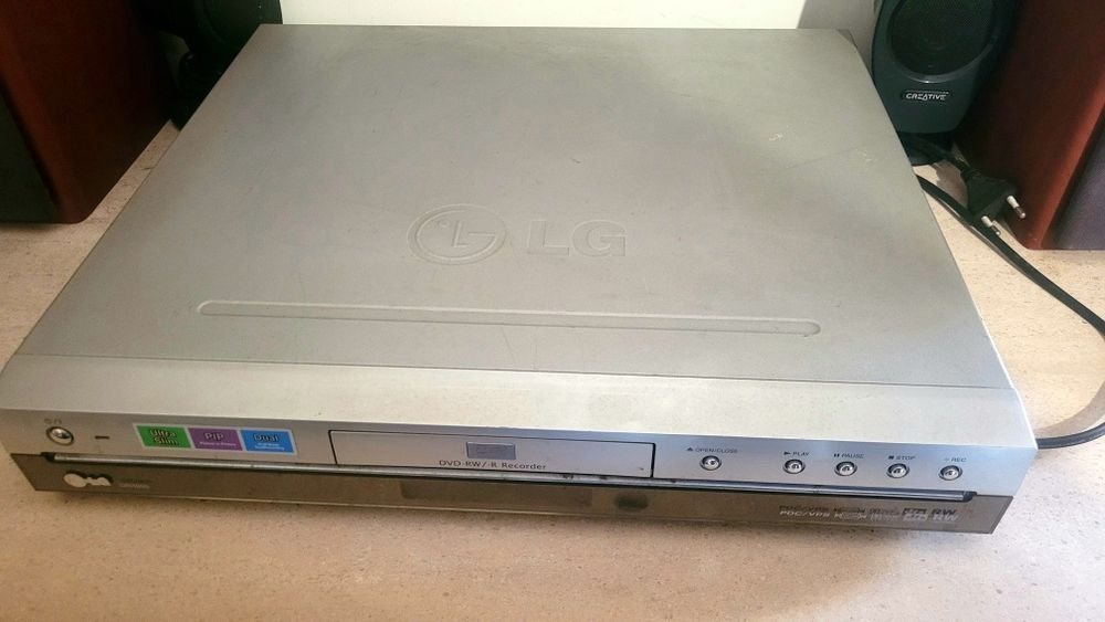 Gravador DVD e TV LG DR4800 com Disco Rígido 80GB