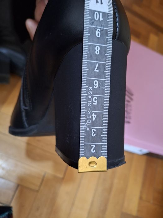 Шкіряні зимові чоботи, розмір 38